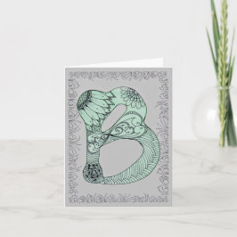 Cartão De Notas Alphabet Note Cards Carta B