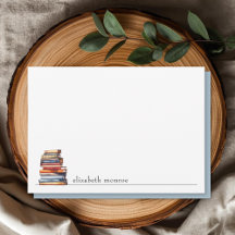 Amante de Livros Elegante Personalizado