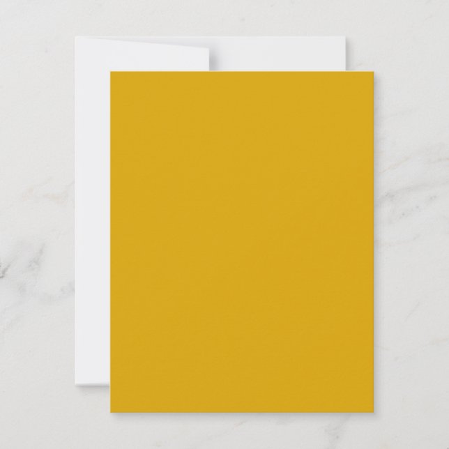 Cartão De Notas Amarelo Mostarda (Frente)