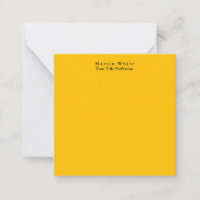 Amber Yellow Plain Professional Modern