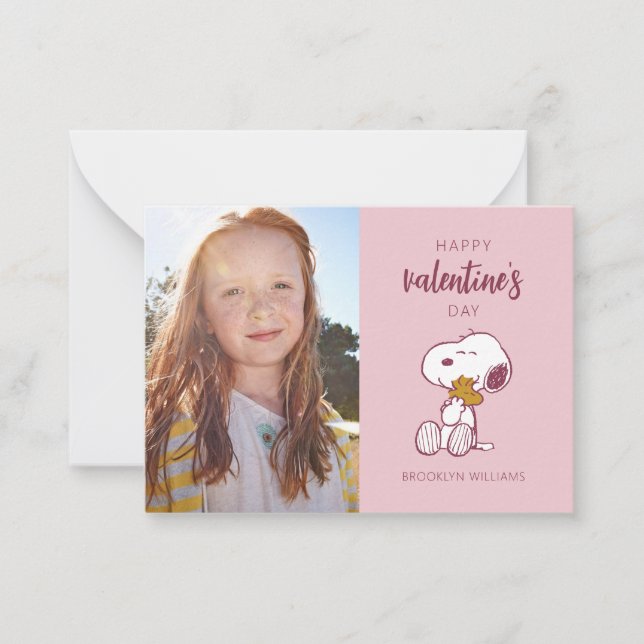 Cartão De Notas Amendoins | Dia dos Namorados | Abraço do Coração  (Frente)