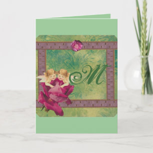 Cartão De Notas Angel Rose Monogram