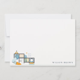 Cartão De Notas Aniversário de criança da Selva Selvagem do Centro