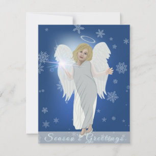 Cartão De Notas Anjo da Neve