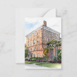 Cartão De Notas Anna Comstock Hall, Cornell University Flat