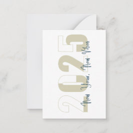 Cartão De Notas Ano Novo, Nova Vibração