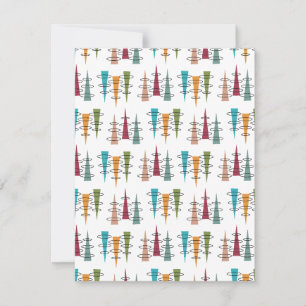 Cartão De Notas Antena Colorida