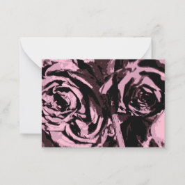 Cartão De Notas Apenas algumas Rosas