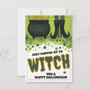Cartão De Notas Apenas Poppin By Witeen Halloween