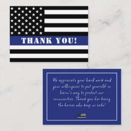 Cartão De Notas Apreciação de Polícia do Agente de Polícia Persona