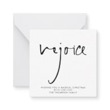 Aproveite o Elegante Script Black White no Natal