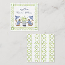 Aquarela Chinoiserie Macacos Presente Enclosure