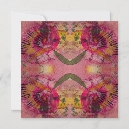 Cartão De Notas Aquarela E Abstrato De Tinta Belas Artes