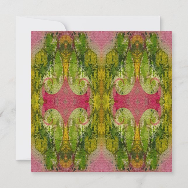 Cartão De Notas Aquarela E Abstrato Impressionística Arte (Frente)