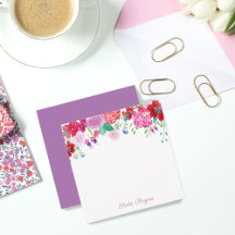 Aquarela Peônias Florais &Hortênsias Personalizado