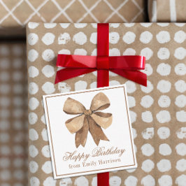 Cartão De Notas Arco Burlap Natural de Aquarela