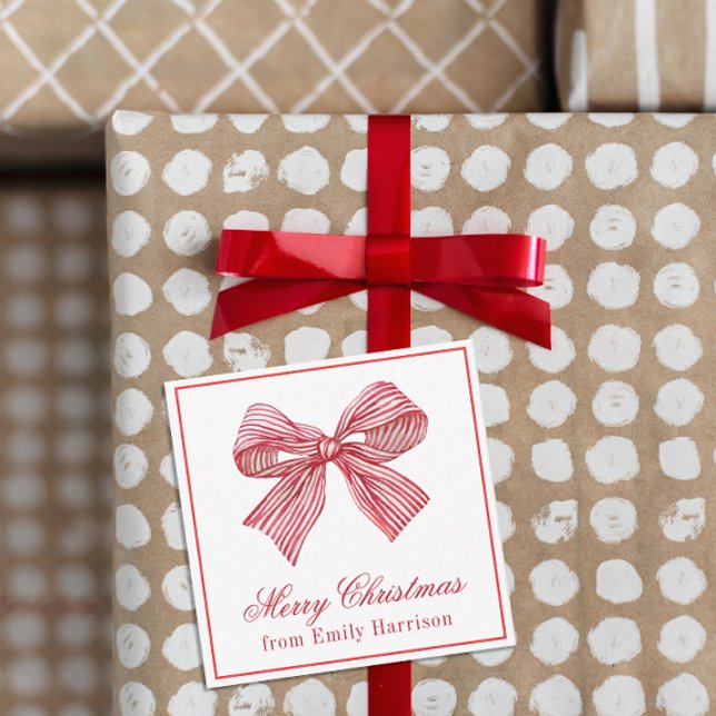 Cartão De Notas Arco em branco e vermelho (Criador carregado)