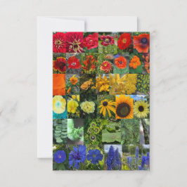 Cartão De Notas Arco-íris de Flores