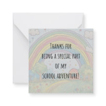 Arco-Íris Moderno Obrigado Professor