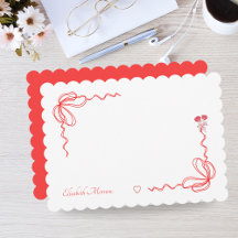 Arco Personalizado Elegante Vermelho Aquarela