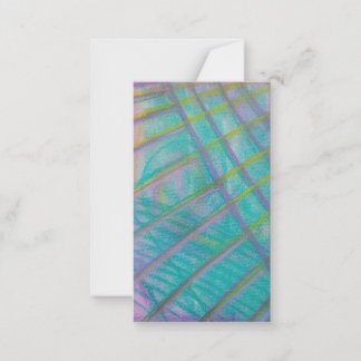Cartão De Notas Arte abstrata colorida única P34