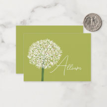 Arte Botânica de Flor de Allium | Flora Elegante