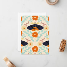 Arte de Padrão de Mariposa Cottagecore | Design Fl