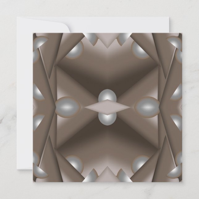 Cartão De Notas Arte do Ombre Sawtooth Concentrado da Terra (Frente)