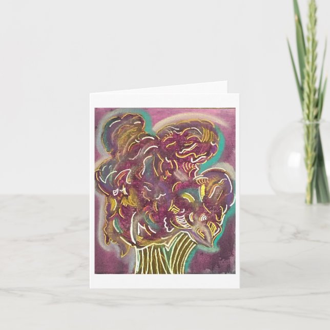 Cartão De Notas Árvore da Lisa (Frente)