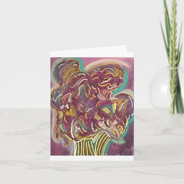 Cartão De Notas Árvore da Lisa (Frente)