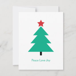 Cartão De Notas Árvore Natal Personalizável