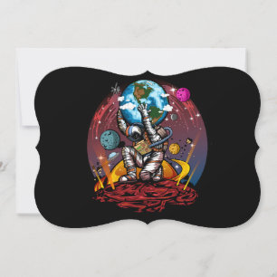 Cartão De Notas Atlas Space Man