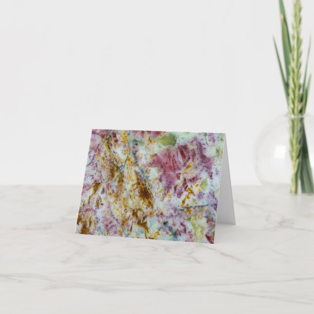 Cartão De Notas Australian Green Opalite Slab (Frente)