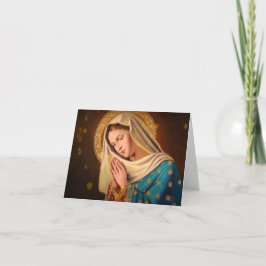 Cartão De Notas Ave Maria... Virgem Maria
