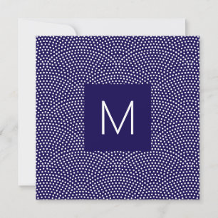 Cartão De Notas Azul Escuro Mesmo Komon (pele de tubarão) Monogram