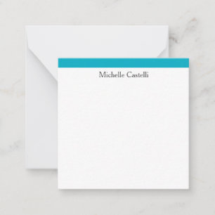 Cartão De Notas Azure Azure Azul e Branco Professional Exclusivo C