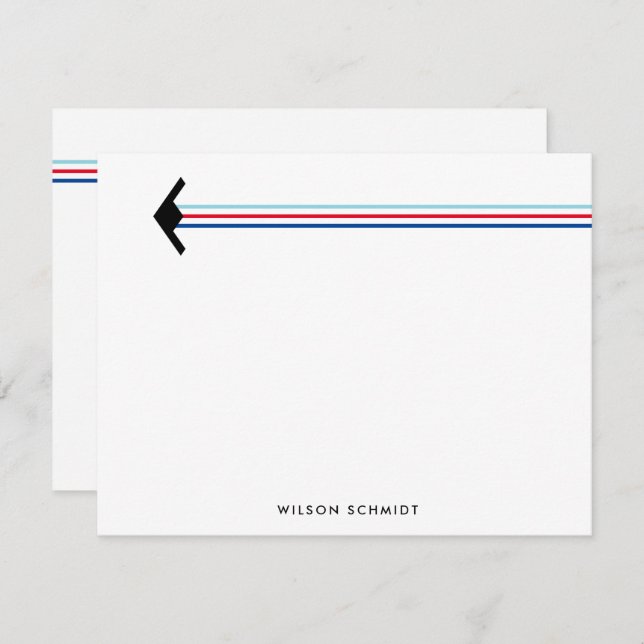 Cartão De Notas B-21 Bombardeiro com estoque de contraste de distr (Frente/Verso)