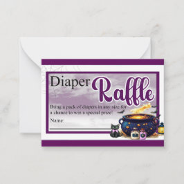 Cartão De Notas Baby Brewing _Diaper Raffle