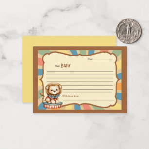 Cartão De Notas Baby Circus