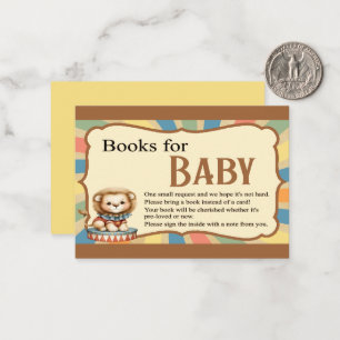 Cartão De Notas Baby Circus_Livros para Bebê