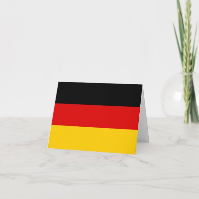 Cartão De Notas bandeira alemã (Frente)