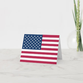 Cartão De Notas bandeira americana