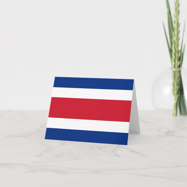 Cartão De Notas bandeira da Costa Rica (Frente)