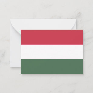 Cartão De Notas Bandeira da Hungria