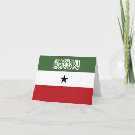 Cartão De Notas Bandeira da Somalilândia