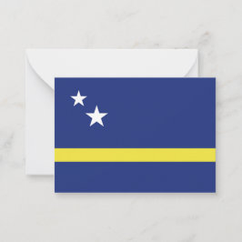 Cartão De Notas Bandeira de Curaçao