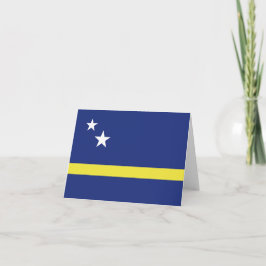 Cartão De Notas Bandeira de Curaçao