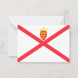 Cartão De Notas Bandeira de Jersey