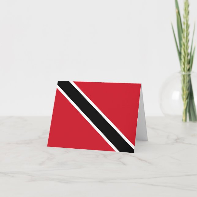 Cartão De Notas Bandeira de Trinidad e Tobago (Frente)
