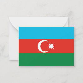 Cartão De Notas Bandeira do Azerbaijão